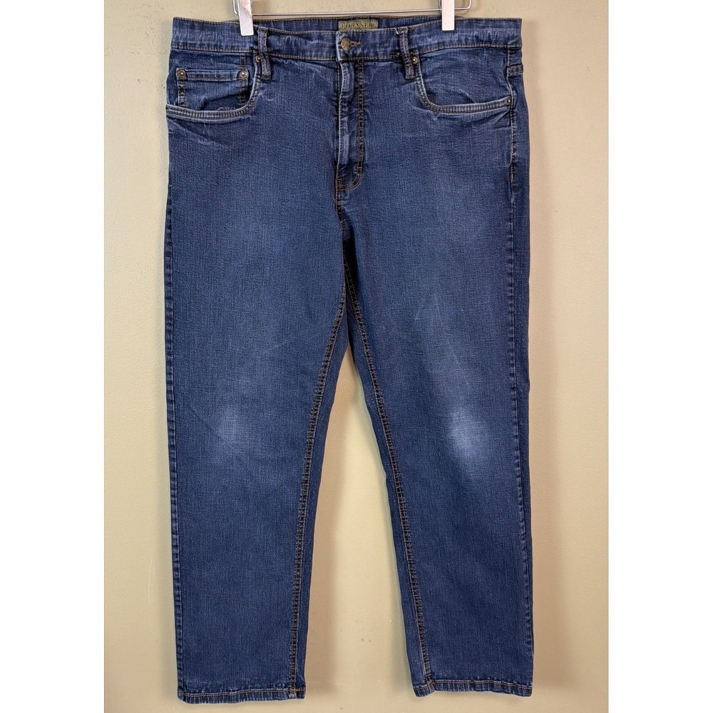 Urban Star Men's Jeans 38X32 Estilo Straight Dark  Wash